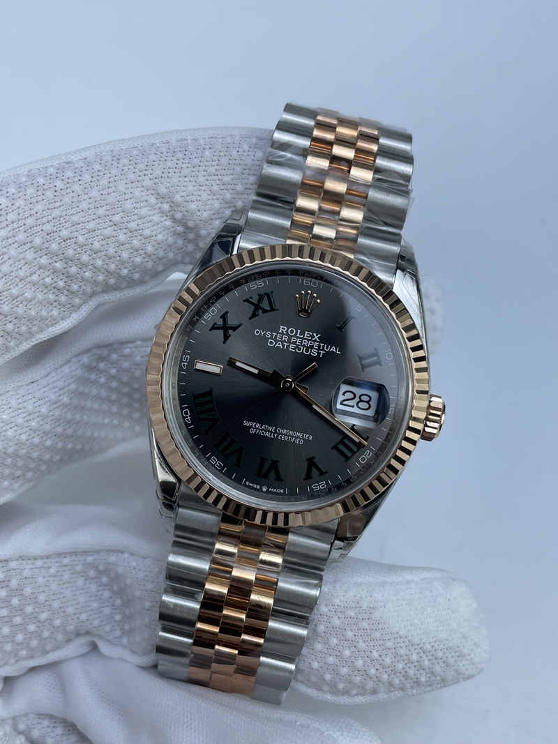 (준비완료/특급배송)NO.2646/VS공장 로렉스 데이저스트 36미리 윔블던 콤비 쥬빌레