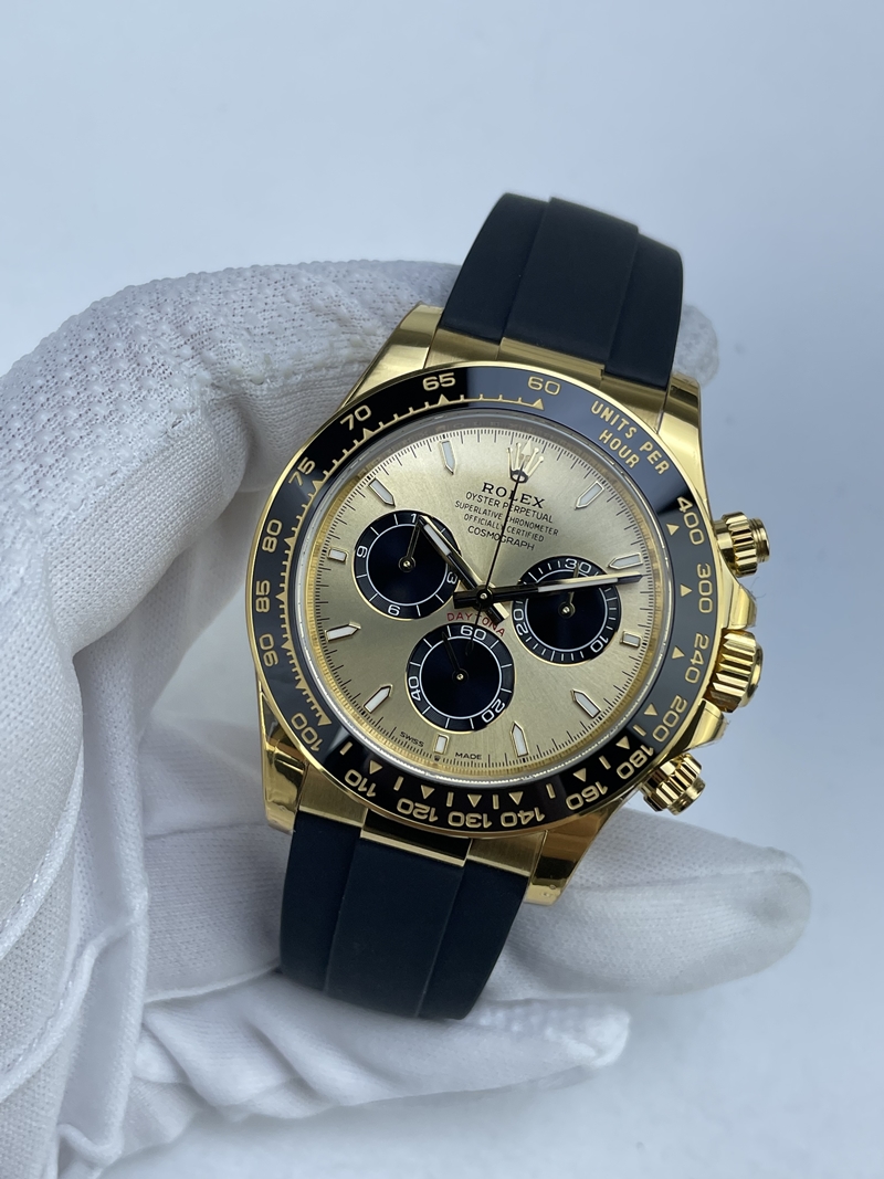 (준비완료/특급배송)NO.2684/VS공장 롤렉스 데이토나 EF Daytona 126518 VSF 1:1 Best Edition YG/Black Dial on Oysterflex Strap DD4801